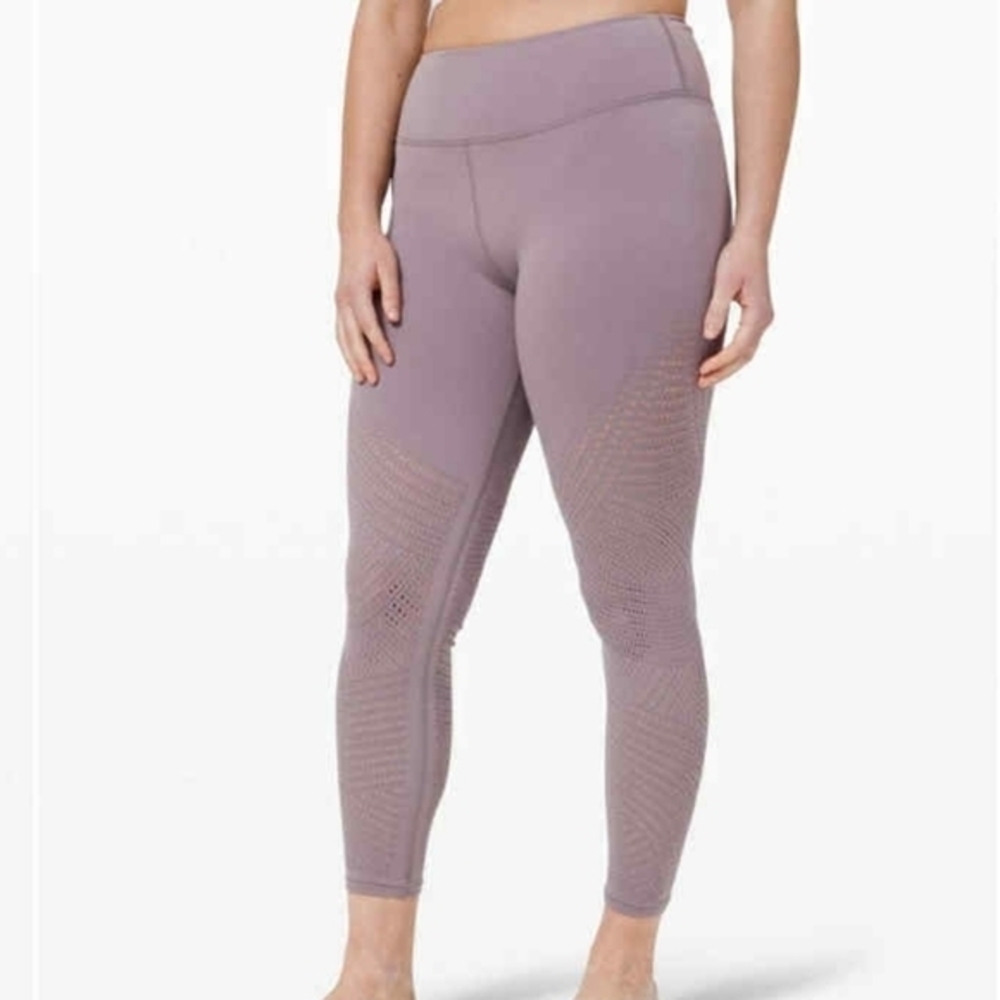 Lululemon Reveal 7/8 Tight *Digi Rain - Sz 6